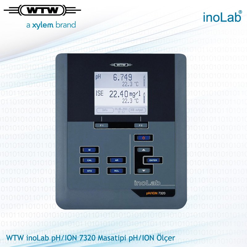 Wtw inolab 7320 ph ve iyon ölçer